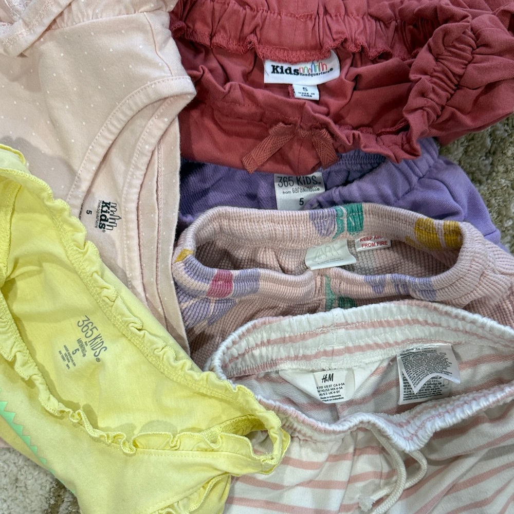 Girls Spring Summer Bundle Lot Colorful Kids' Outfit mix match - Picture 2 of 2